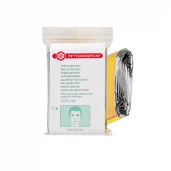 Dönges Rettungsdecke gold/silber | Aluminium-Rettungsfolie