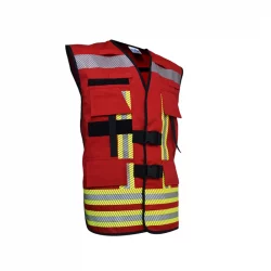 Funktionsweste ROT | segmentiere Reflexstreifen
