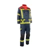Feuerwehr-Überjacke „Chicago“ - schwarzblau/rot