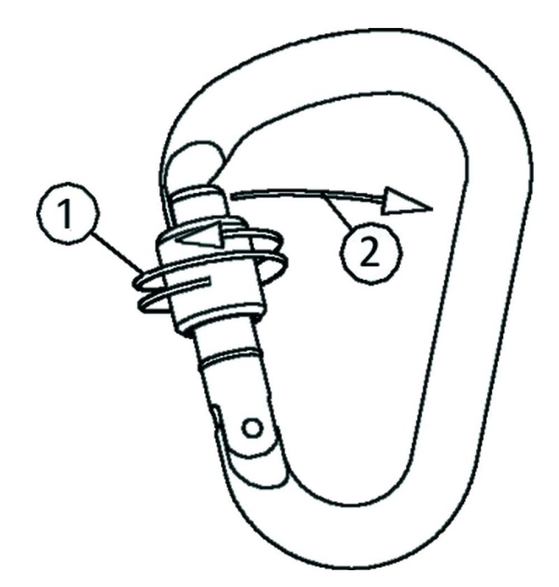 HMS Karabiner (Screw)Schnapperöffnung