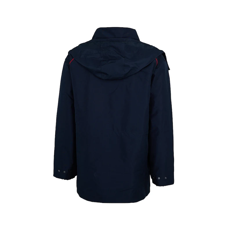 3-in-1-Wetterschutzjacke mit blauer & roter Biese 8 3-in-1-Wetterschutzjacke mit blauer & roter Biese – Bild 4