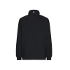 Fleecejacke Comfort mit blauer, roter & silber Biese