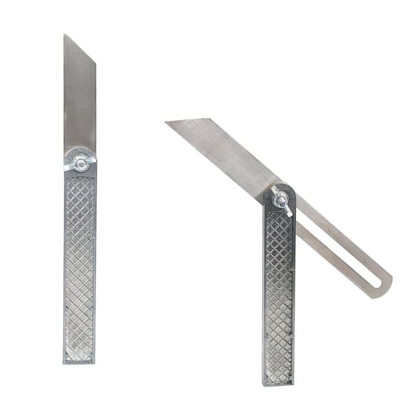 Schmiegenwinkel mit Flügelmutter, verstellbar, 300 mm