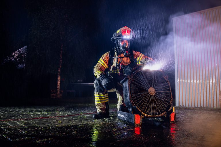 Holmatro PPV20 Überdrucklüfter akkubetrieben für Entrauchung Feuerwehr