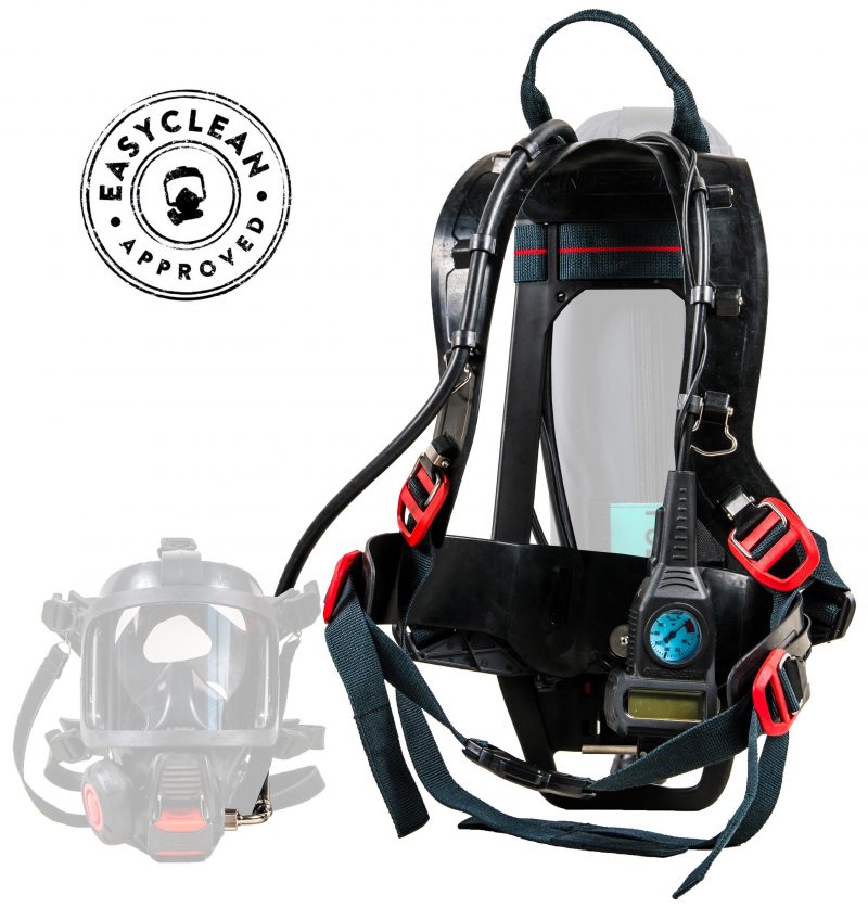 SCBA-Incurve-E_1 Interspiro Incurve E Atemschutzgerät SCBA Feuerwehr im Einsatz