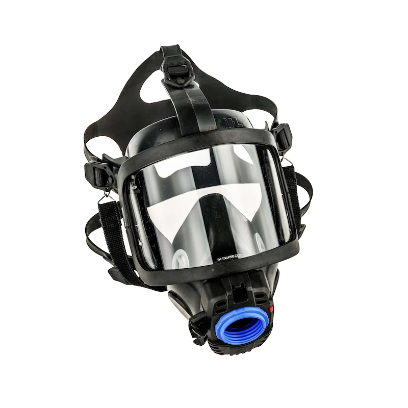Interspiro-Respire-Blau-Vollmaske Feuerwehr Vollmaske Interspiro Respire mit Überdrucksystem