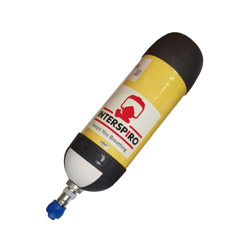 interspiro_atemschutzflasche-vollkomposit-9l Interspiro Vollkomposit Atemluftflasche 9L 300 bar für Feuerwehr