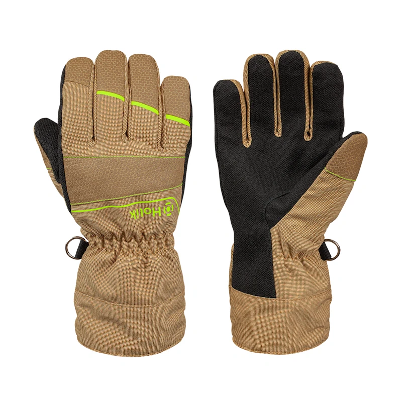 HOLIK ANGEL Easy Feuerwehrhandschuh HOLIK Feuerwehrhandschuh mit Knöchelschutz und Reflexelementen