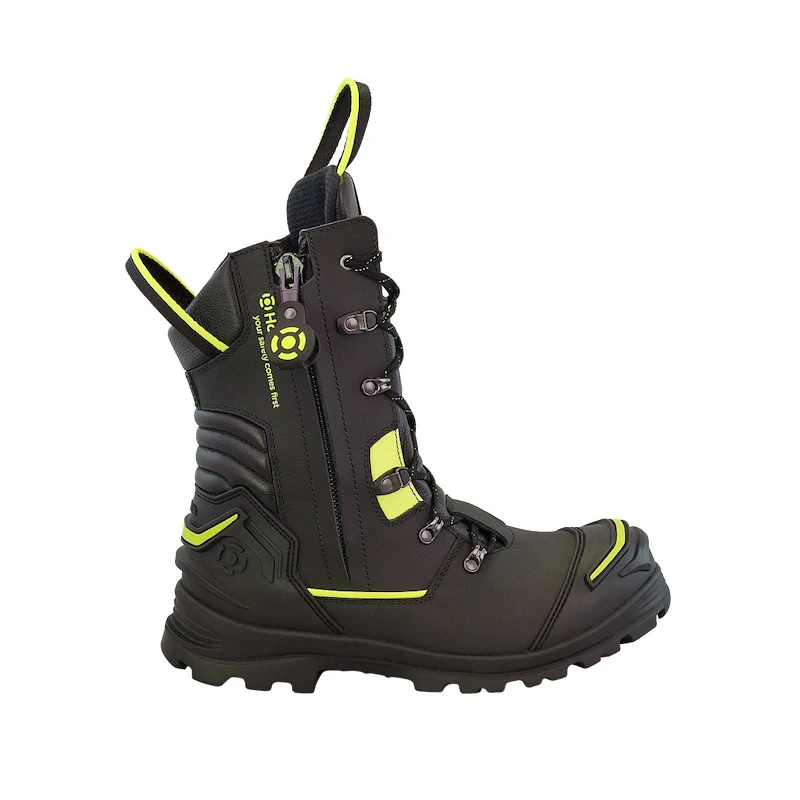 Feuerwehrstiefel Holík Firra LT Seitenansicht mit EXPLORER-Sohle