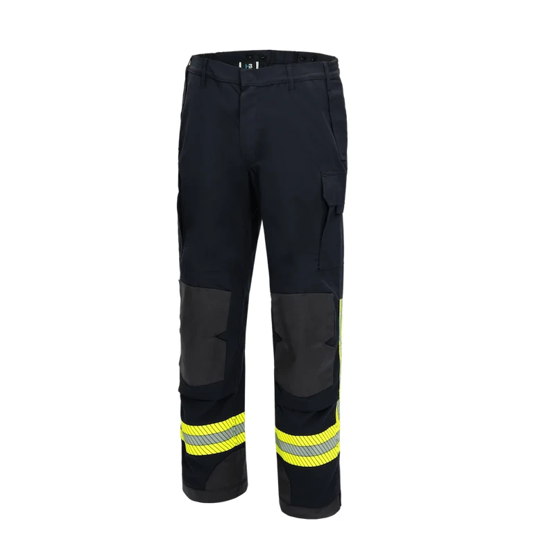 HB-Wildfire 2.0 Feuerwehrhose Schwarz HB-Wildfire 2.0 Feuerwehrhose Schwarzblau/Schwarz Frontansicht