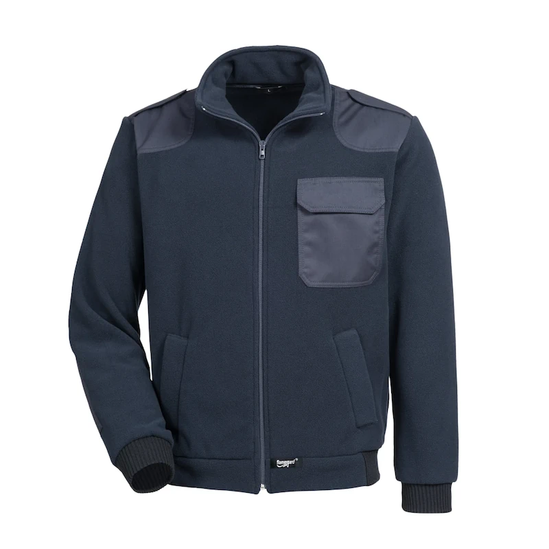 Flammgard KLASSIK Fleecejacke Frontansicht Flammgard KLASSIK Fleecejacke Feuerwehr Tagesdienst Frontansicht